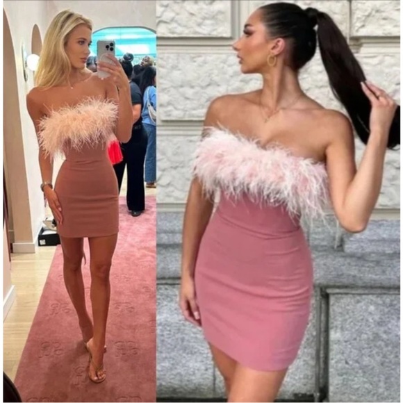 NEW House of CB Alexa Dress Warm Pink XS - Picture 8 of 16